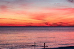 Paddle Boarders Sunset-10